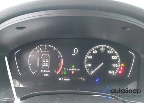 2024 Honda Civic Ex z USA, uszkodzony, nr VIN 2HGFE1F71RH325076